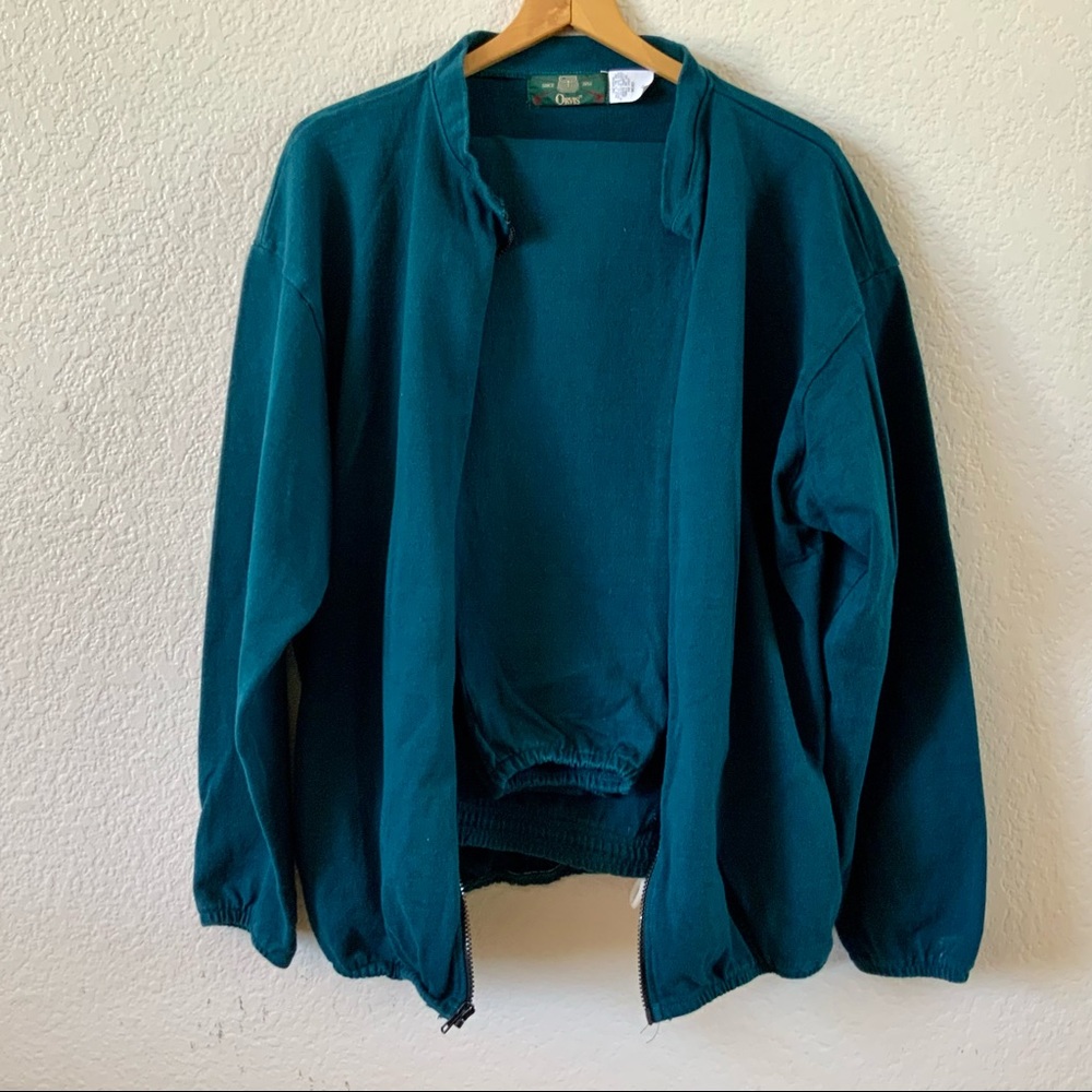 Orvis 100% 2 Piece Cotton Athleisure Jacket and Jogger Pants, Sz XL